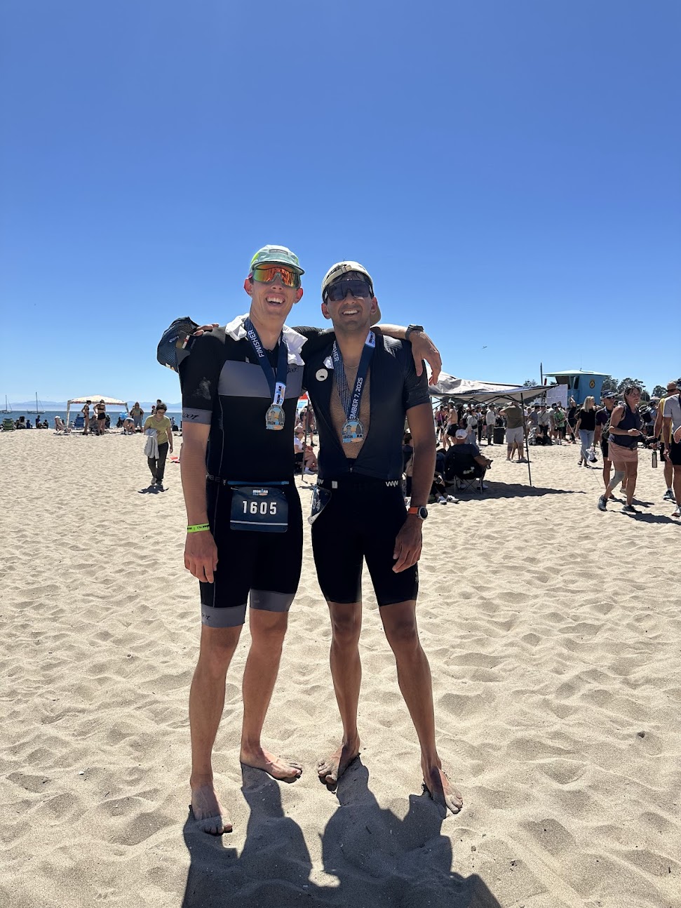 With Varun at the finish!